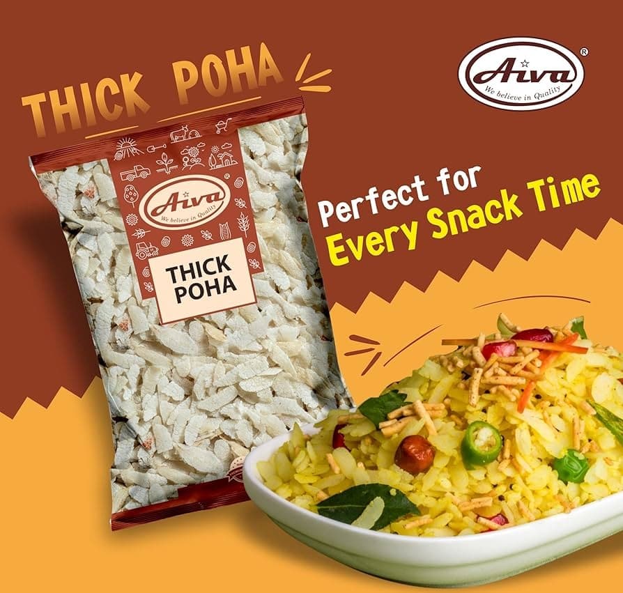VSV POHA THICK 4LB - Flour & Grains