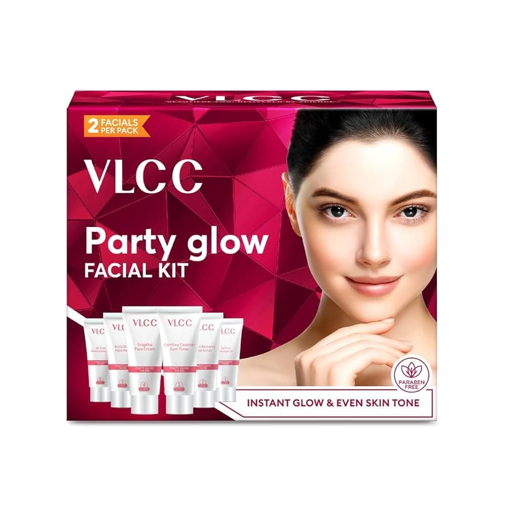 VLCC PARTY GLOW FACIAL KIT - Health & Care