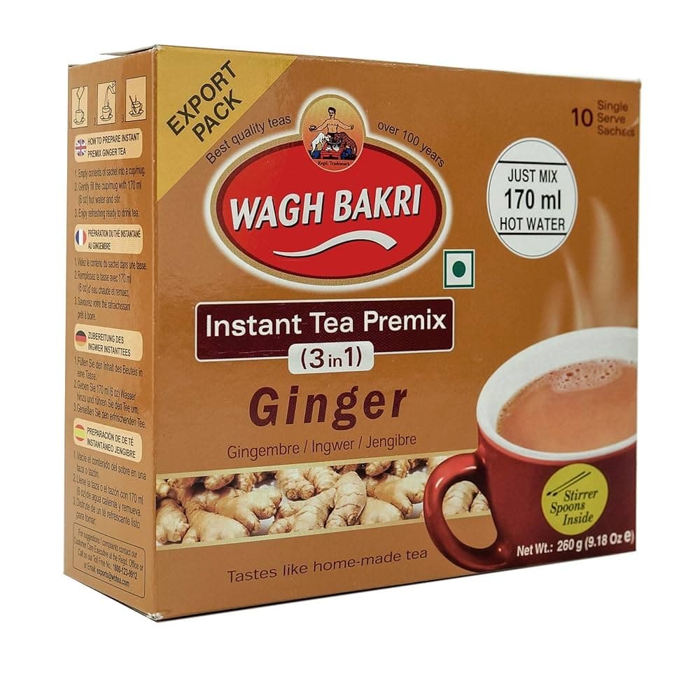 WB INSTANT GINGER TEA 140GM - Beverages