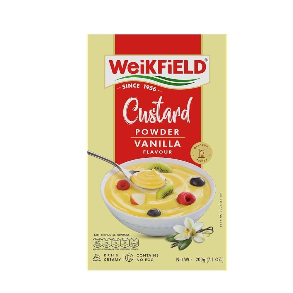 Weikfield Butterscotch Custard Powder 75g - Snacks
