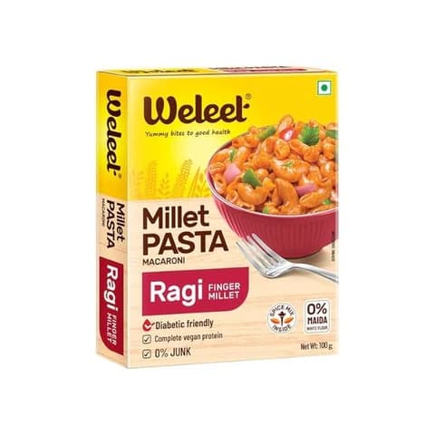 WELEET RAGI PASTA 100G - Flour & Grains
