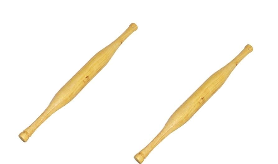 Namaste Wooden Belan Rolling Pin Set 2pcs - Household
