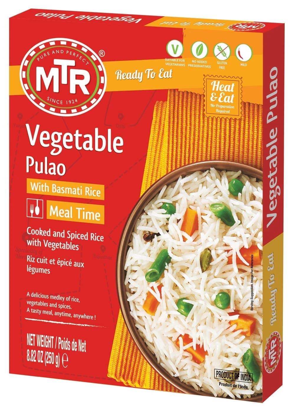 YUMKEE VEG PULAO 300GM - Ready-to-Cook