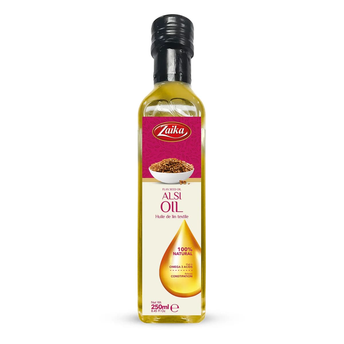 Zaika Alsi Oil 250ml - Health & Care