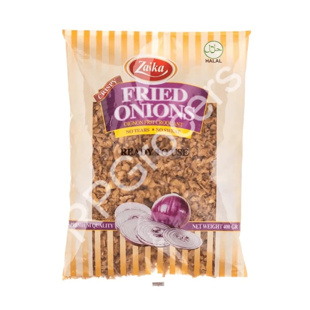 ZK FRIED ONIONS 400GM - Condiments