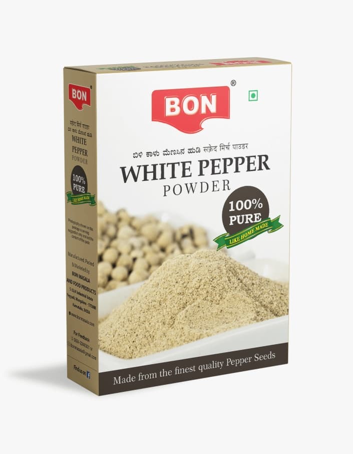 ZK WHIT WHITE PEPER 100GM - Spices and Herbs