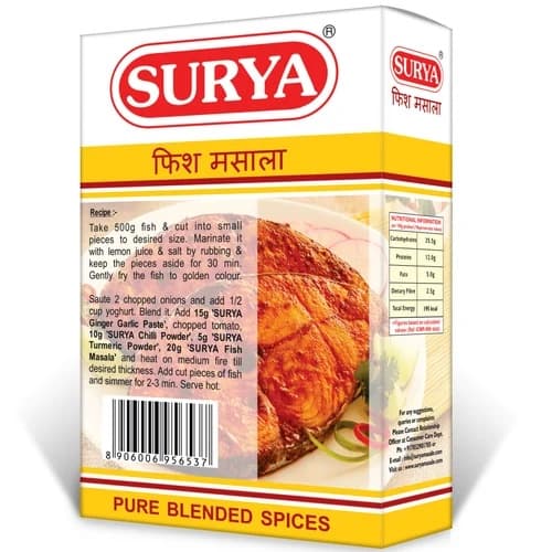 ZARA FISH CURRY MASALA 50GM - Spices and Herbs