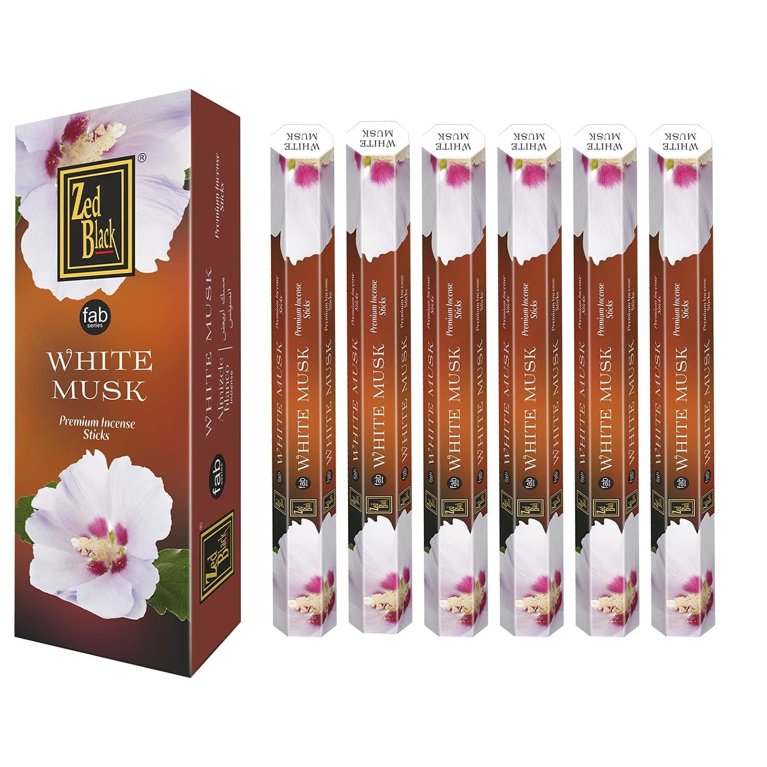 ZED BLACK White Musk Incense Stick Box - Religious