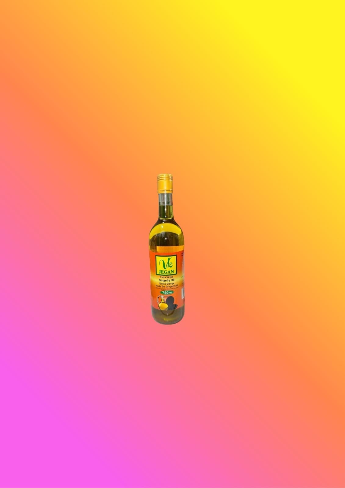 VK JEGAN GINGELLY OIL 750ML - Cooking Essentials