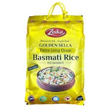 Zaika Golden Sella Extra Long Basmati Rice 10lb - Flour & Grains