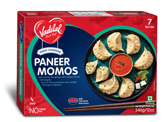 Vadilal Paneer Momos - Frozen