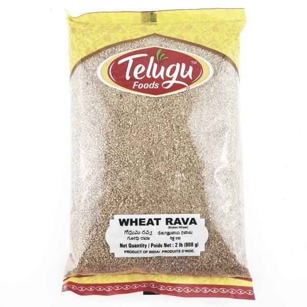 TELUGU WHEAT RAVA COARSE 2LB - Flour & Grains